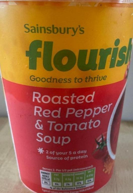 Fotografie - Roasted Red Pepper & Tomato Soup Sainsbury's