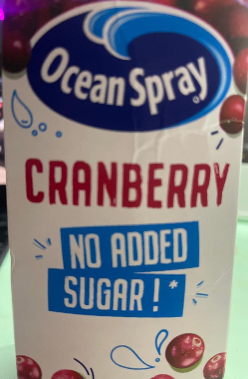 Fotografie - Cranberry No added sugar Ocean Spray