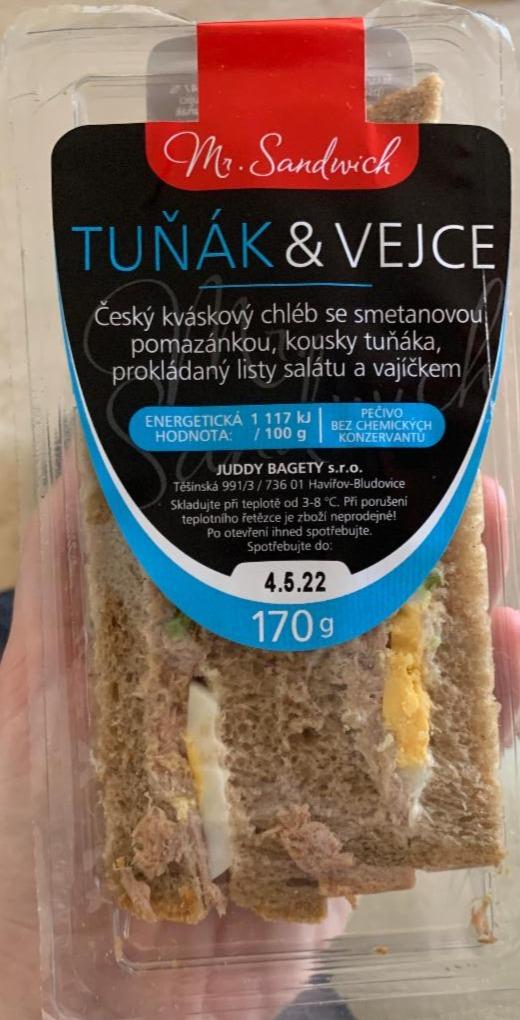 Fotografie - Mr. Sandwich Tuňák & Vejce Juddy