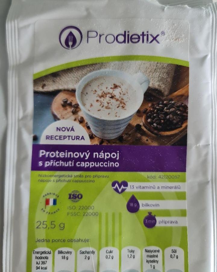 Fotografie - Proteinový nápoj s příchutí cappuccino Prodietix