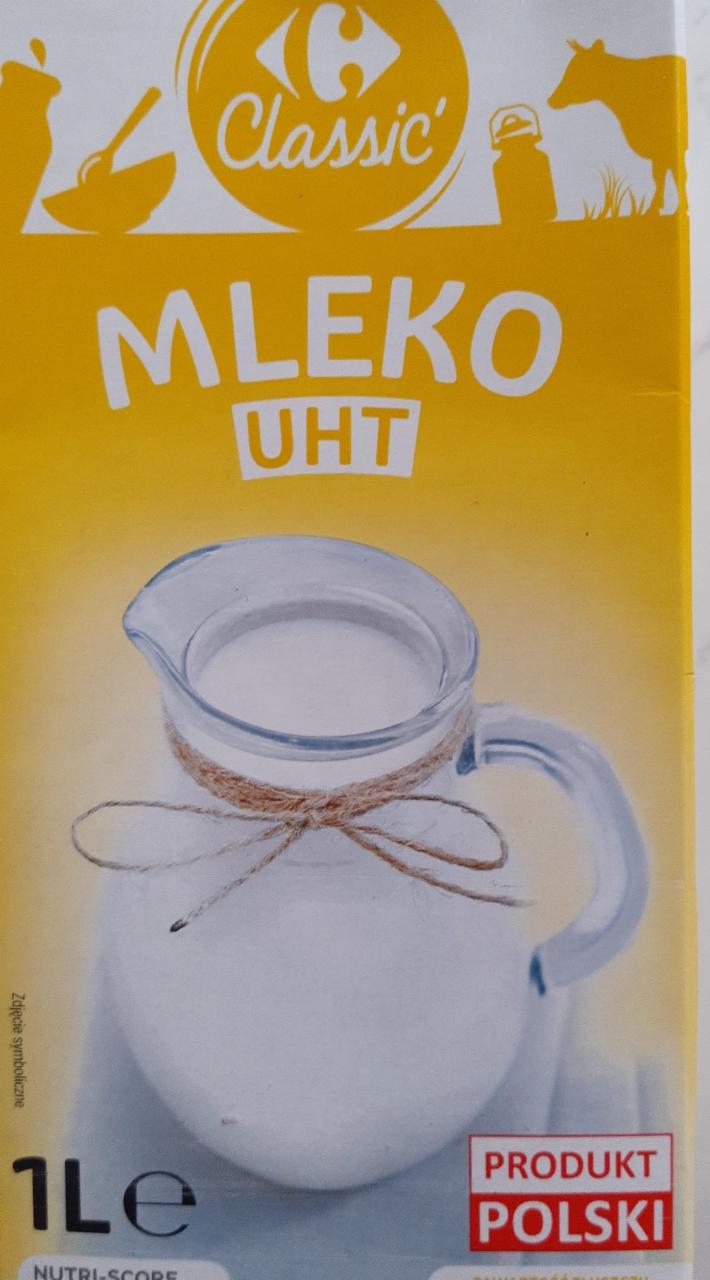 Fotografie - Mleko UHT 2% Carrefour Classic