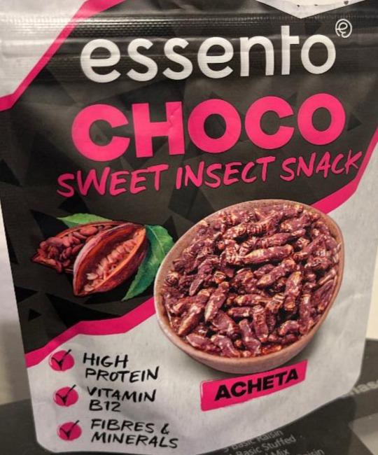 Fotografie - essento choco sweet insect snack