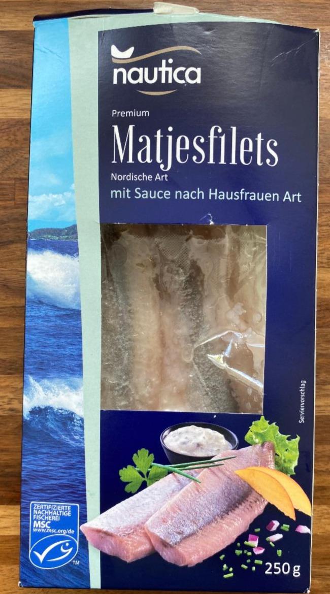 Fotografie - Premium Matjesfilets Nordische Art mit Sauce nach Hausfrauenart Nautica