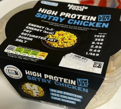Fotografie - High protein satay chicken MuscleFood