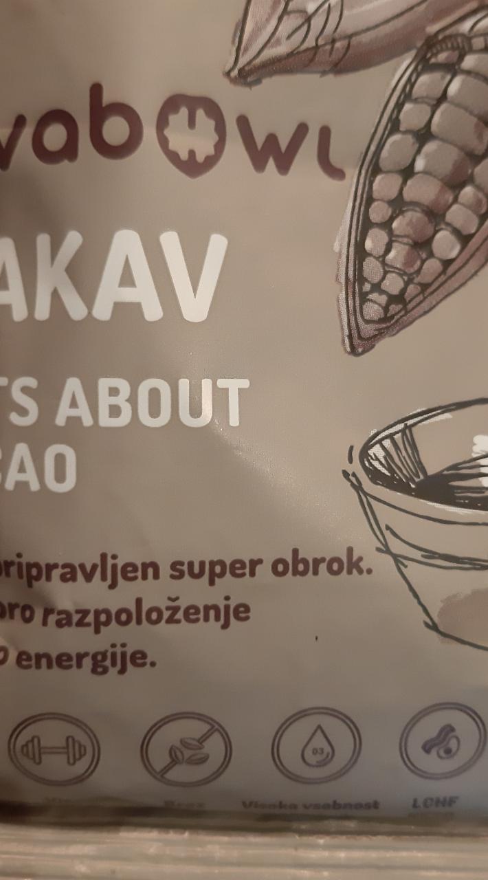 Fotografie - Kakav Nuts about cacao Zivabowl