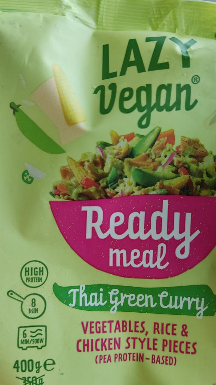 Fotografie - Ready Meal Thai Green Curry Lazy Vegan