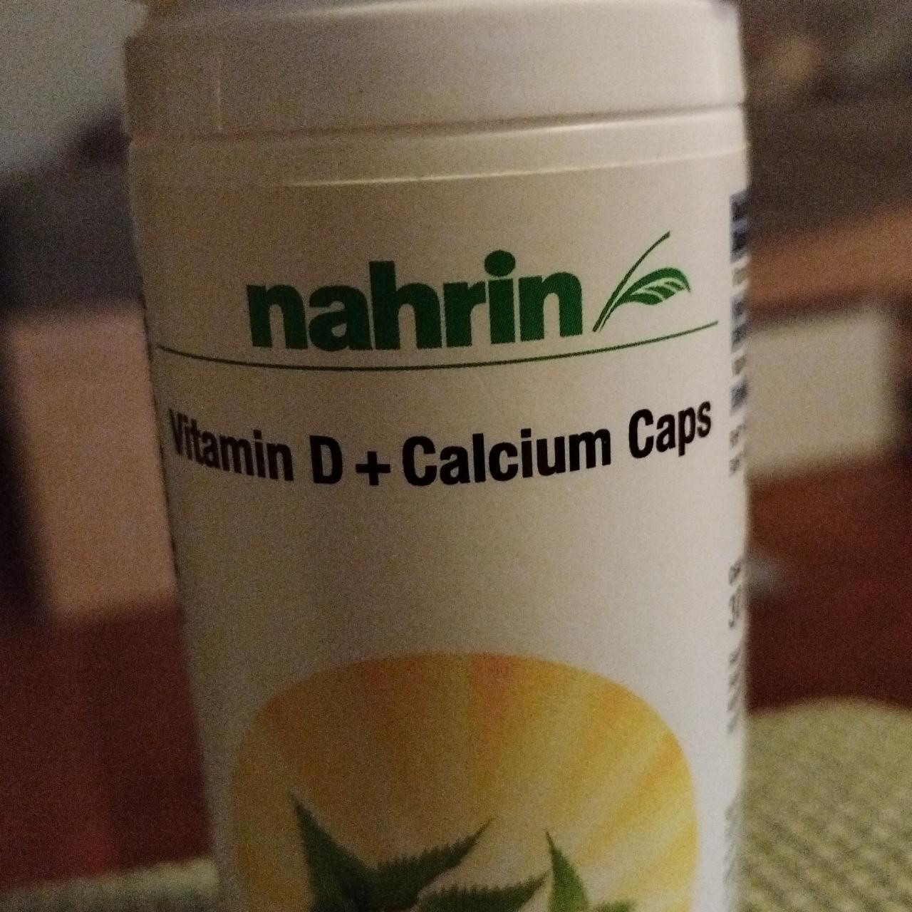 Fotografie - Vitamin D + Calcium Caps nahrin