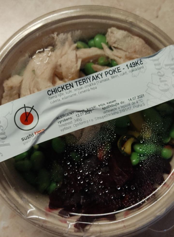 Fotografie - Chicken Teriyaky Poke Sushi Time