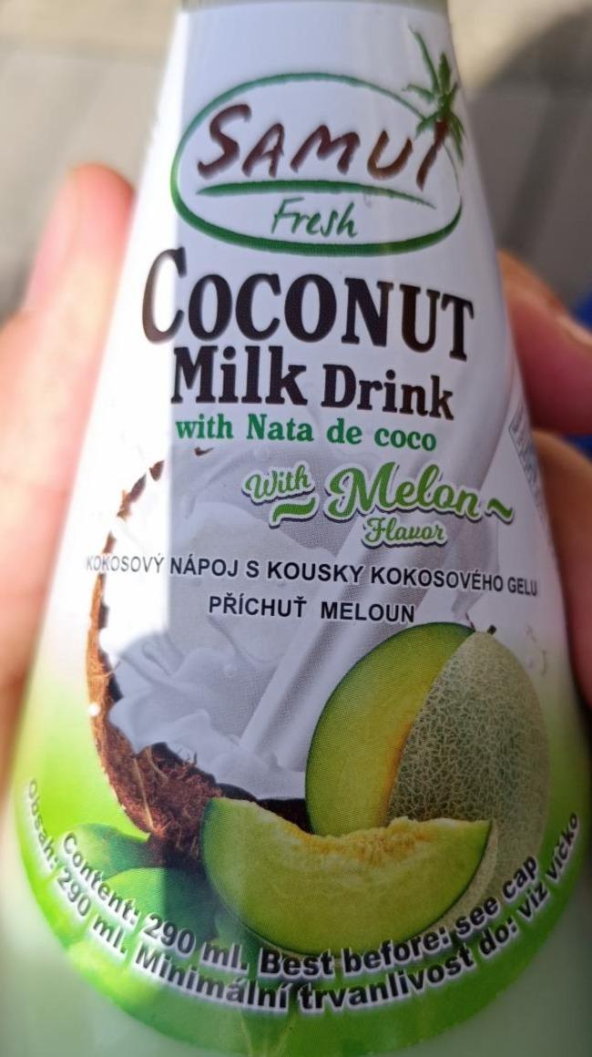 Fotografie - Coconut Milk Drink with Nata de coco with Melon Samui Fresh
