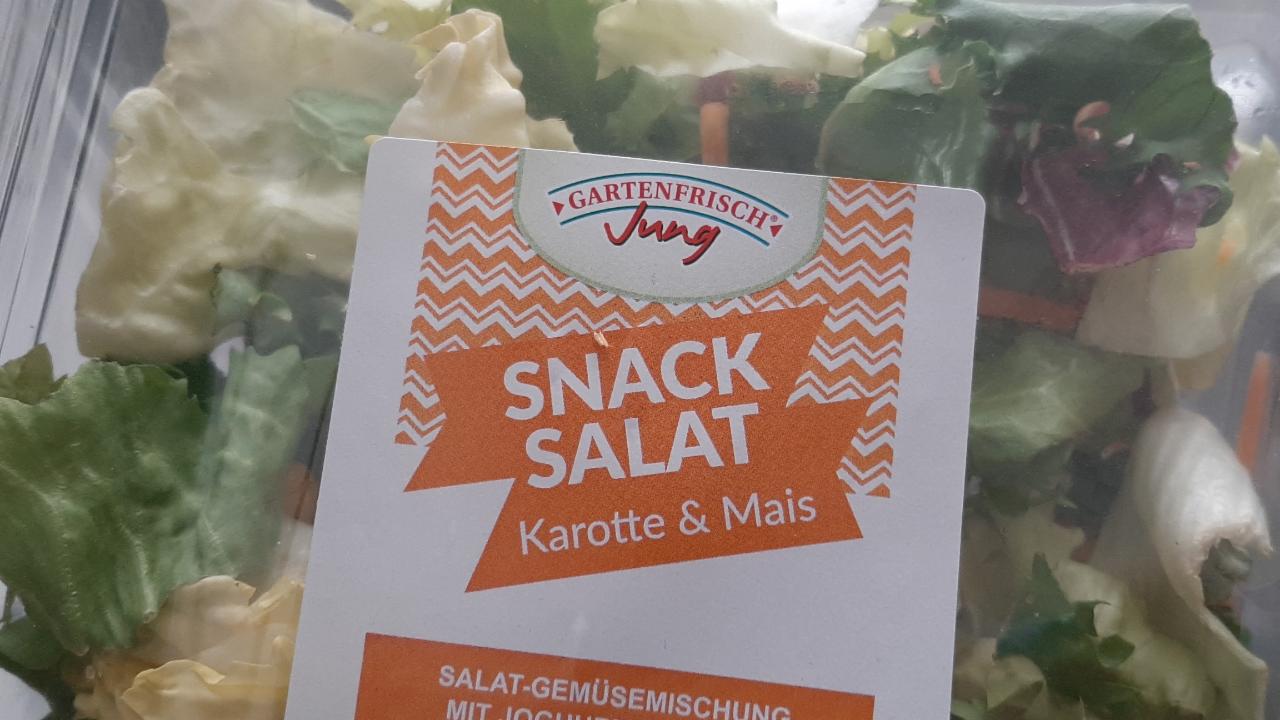 Fotografie - Snack Salat Karotte & Mais Gartenfrisch Jung