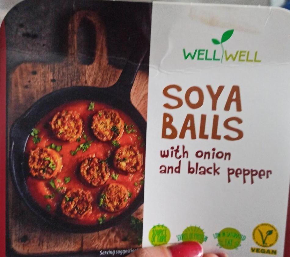 Fotografie - Soya Balls with Onion and Black Pepper Well Well