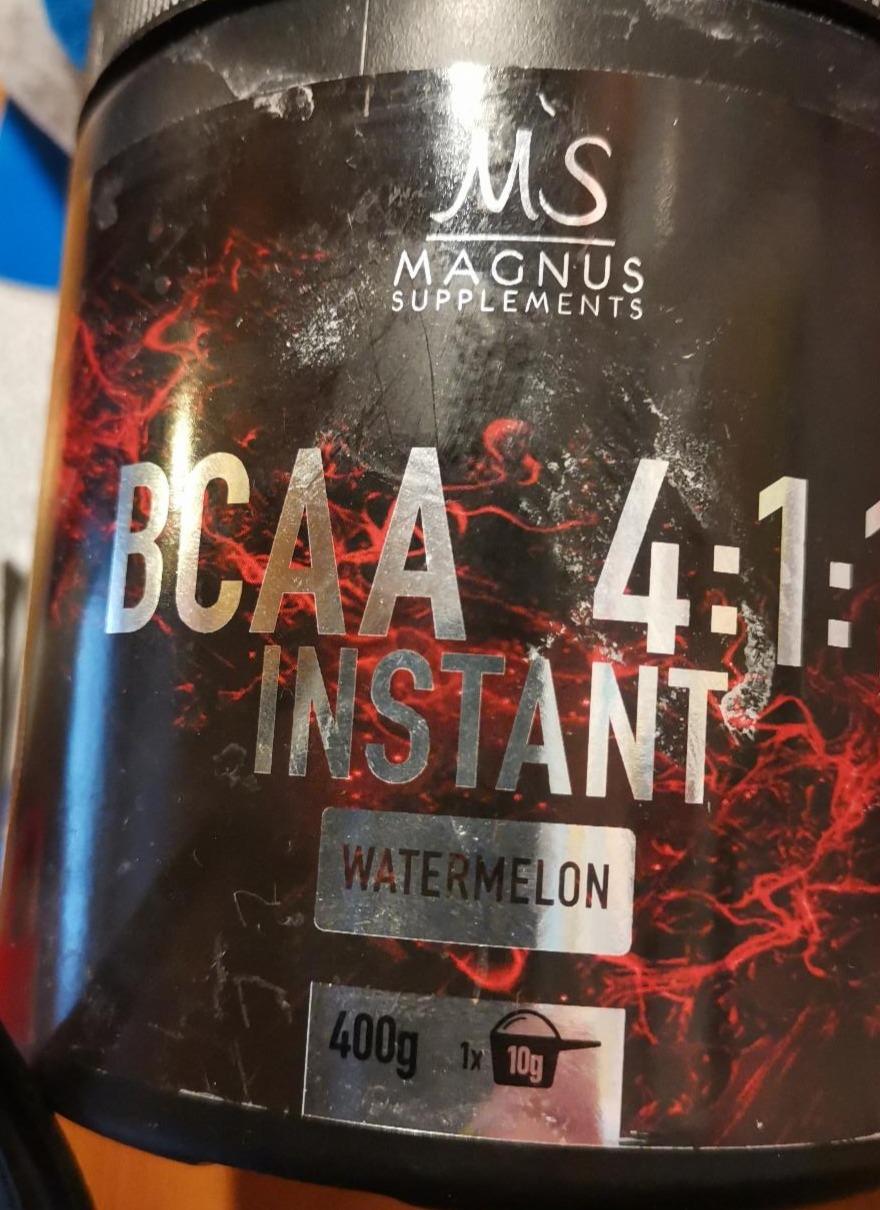 Fotografie - BCAA 4:1:1 Instant Watermelon MS Magnus Supplements