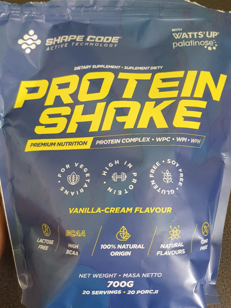 Fotografie - Protein Shake Vanilla-cream flavour Shape Code