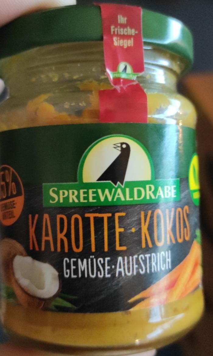 Fotografie - Karotte-Kokos Gemüse Aufstrich Spreewaldrabe