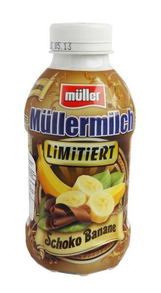 Fotografie - Müllermilk banán, čokoláda