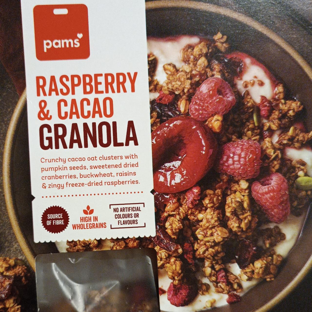 Fotografie - Raspberry & cacao granola Pams