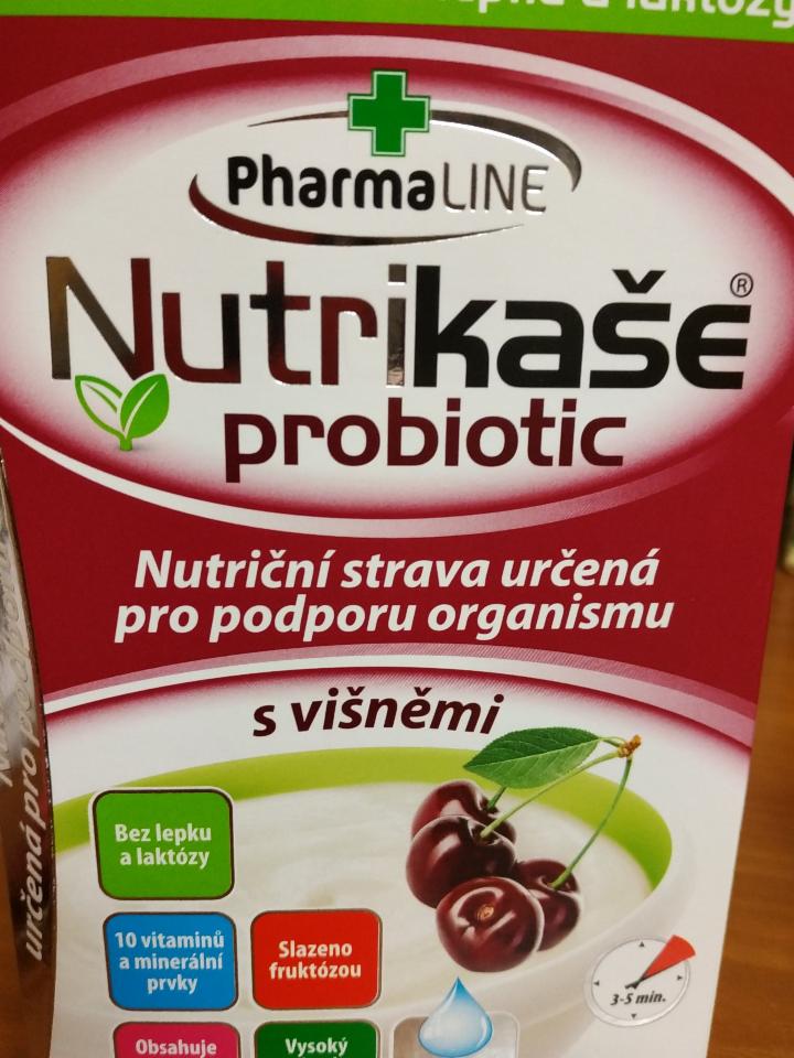 Fotografie - Nutrikaše probiotic s višněmi PharmaLINE