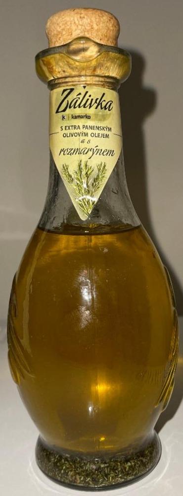 Fotografie - Zálivka s extra panenským olivovým olejem a s rozmarýnem Kamarko