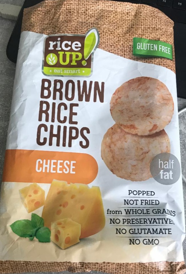 Fotografie - Brown rice chips cheese Rice up!