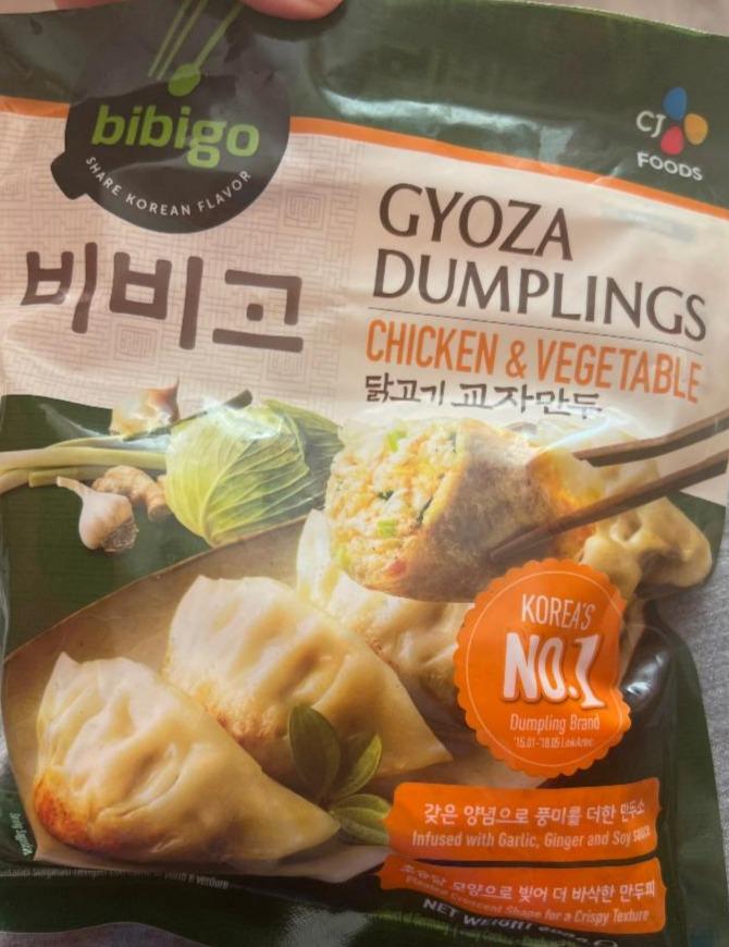 Fotografie - Gyoza dumplings chicken & vegetable Bibigo
