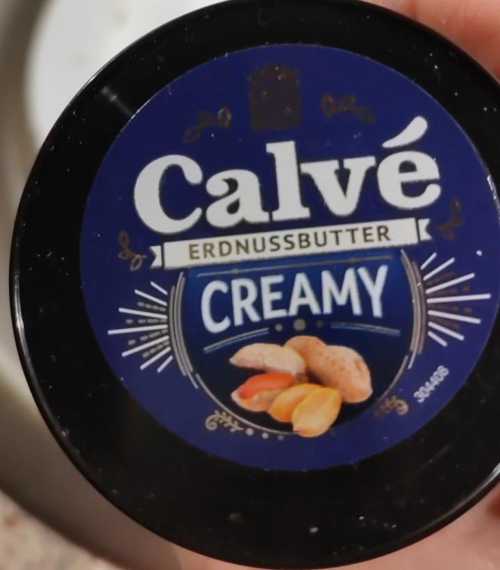 Fotografie - Erdnussbutter Creamy - Arašidové máslo krémové bez přidaného cukru Calvé