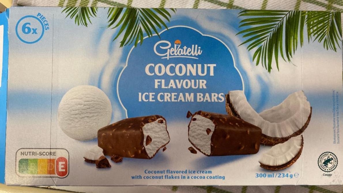 Fotografie - Coconut flavour ice cream bars Gelatelli