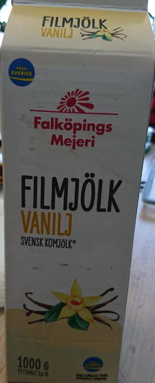 Fotografie - Filmjölk Vanilj Falköpings Mejeri