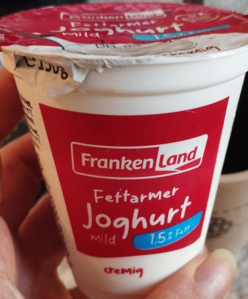 Fotografie - Fettarmer Joghurt mild 1,5% Fett FrankenLand