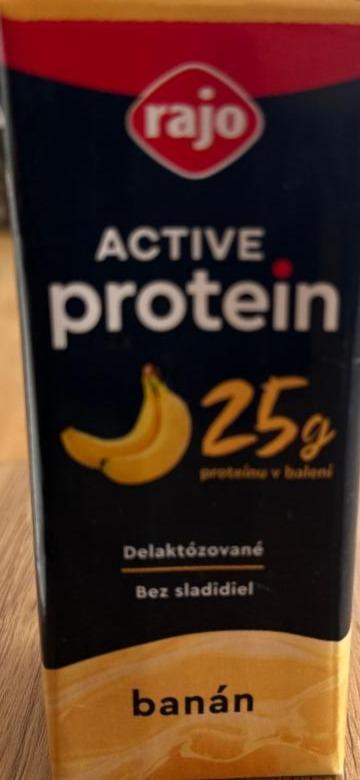 Fotografie - Active protein Banán 25g proteinu Rajo