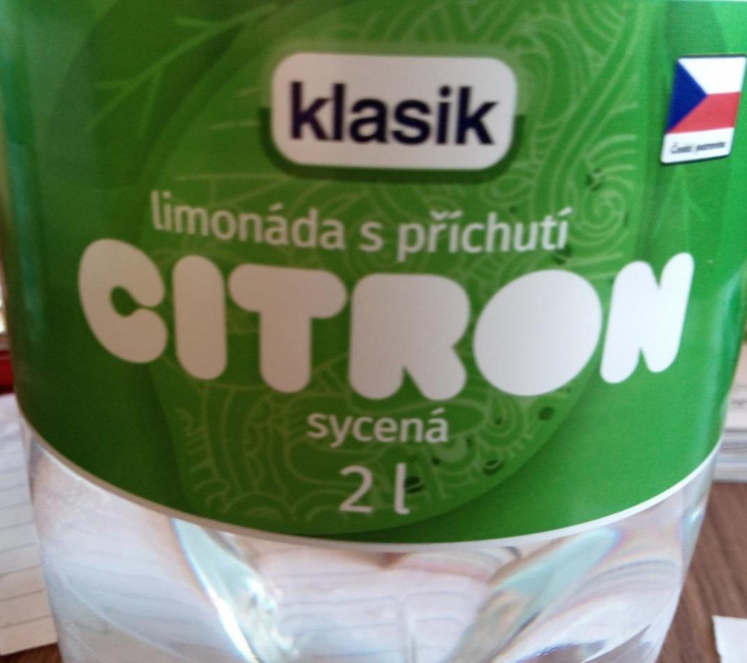 Fotografie - Limonáda s příchutí Citron sycená Klasik