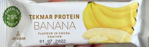 Fotografie - GreenLine Protein bar Banana flavour + BCAA Tekmar