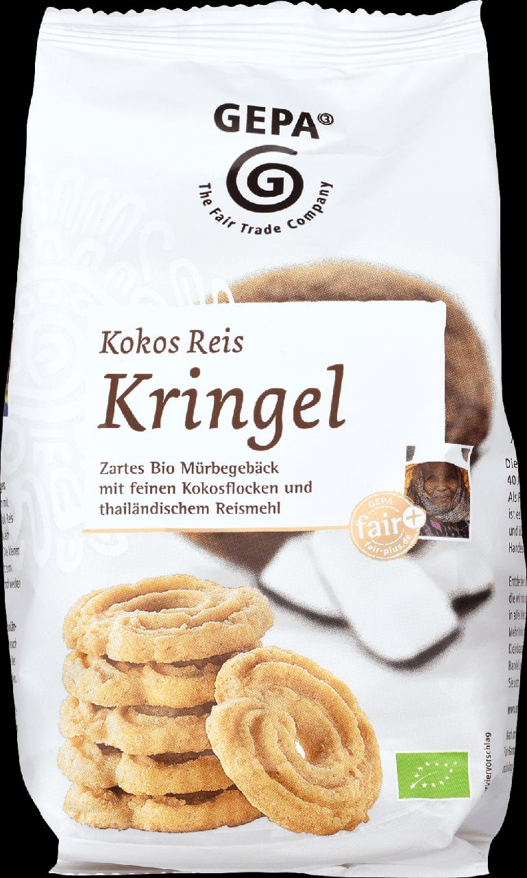 Fotografie - Kokos reis kringel (kokosové sušenky z rýžové mouky) Gepa