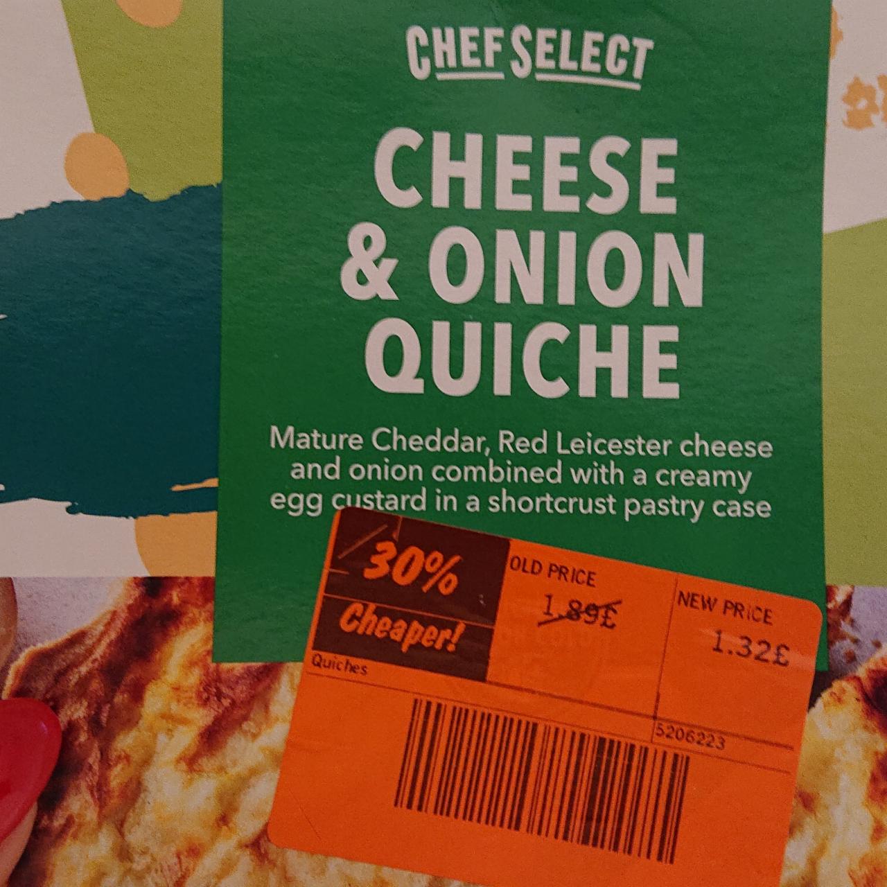 Fotografie - Cheese & onion quiche Chef Select