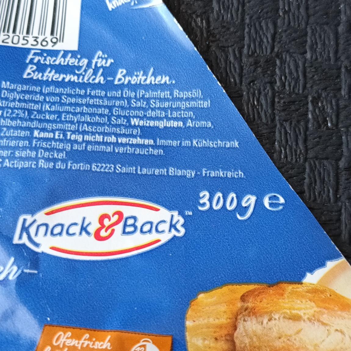 Fotografie - Frischteig für Buttermilch-Brötchen Knack&Back