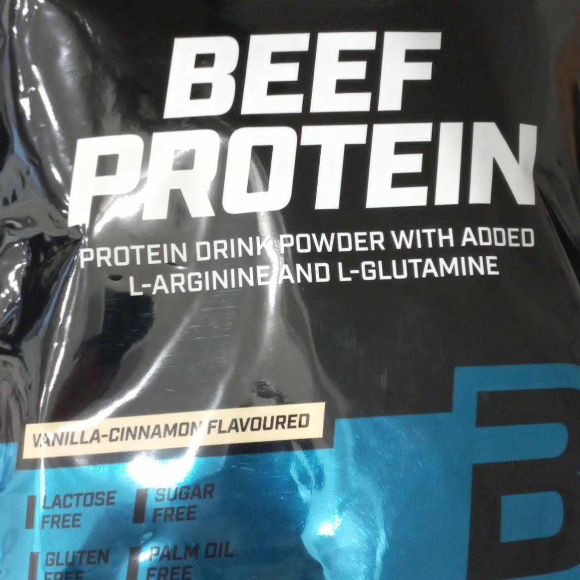 Fotografie - Beef Protein Vanilla - Cinnamon flavoured BioTechUSA
