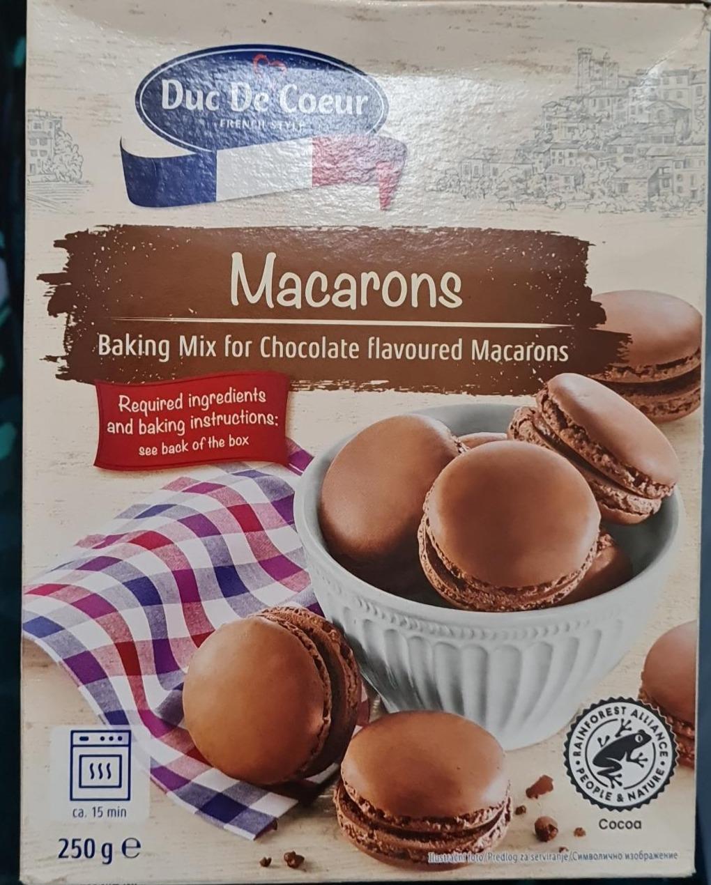 Fotografie - Macarons Baking Mix for Chocolate flavoured Duc De Coeur