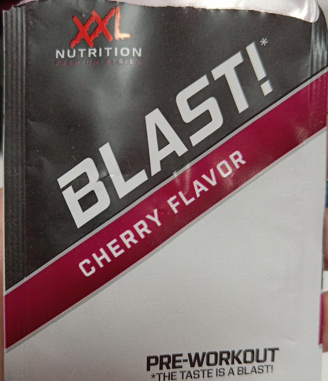 Fotografie - Blast! Pre-workout Cherry flavor XXL Nutrition