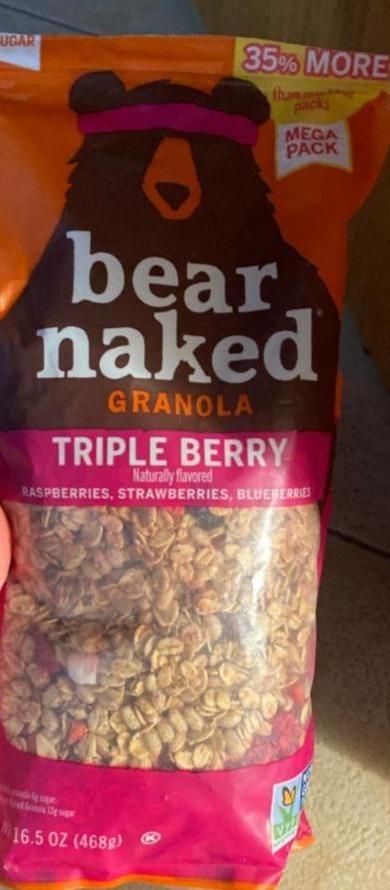 Fotografie - granola Triple Berry Bear Naked