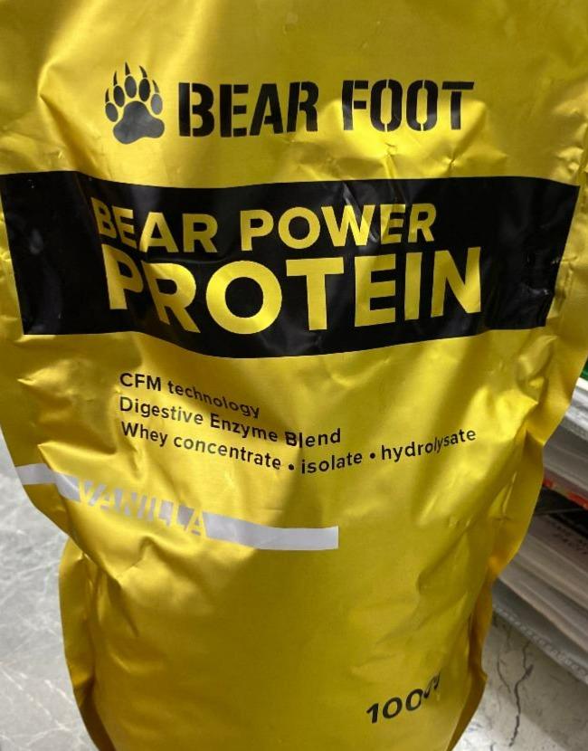 Fotografie - Bear Foot Protein Vanilla Bear Foot