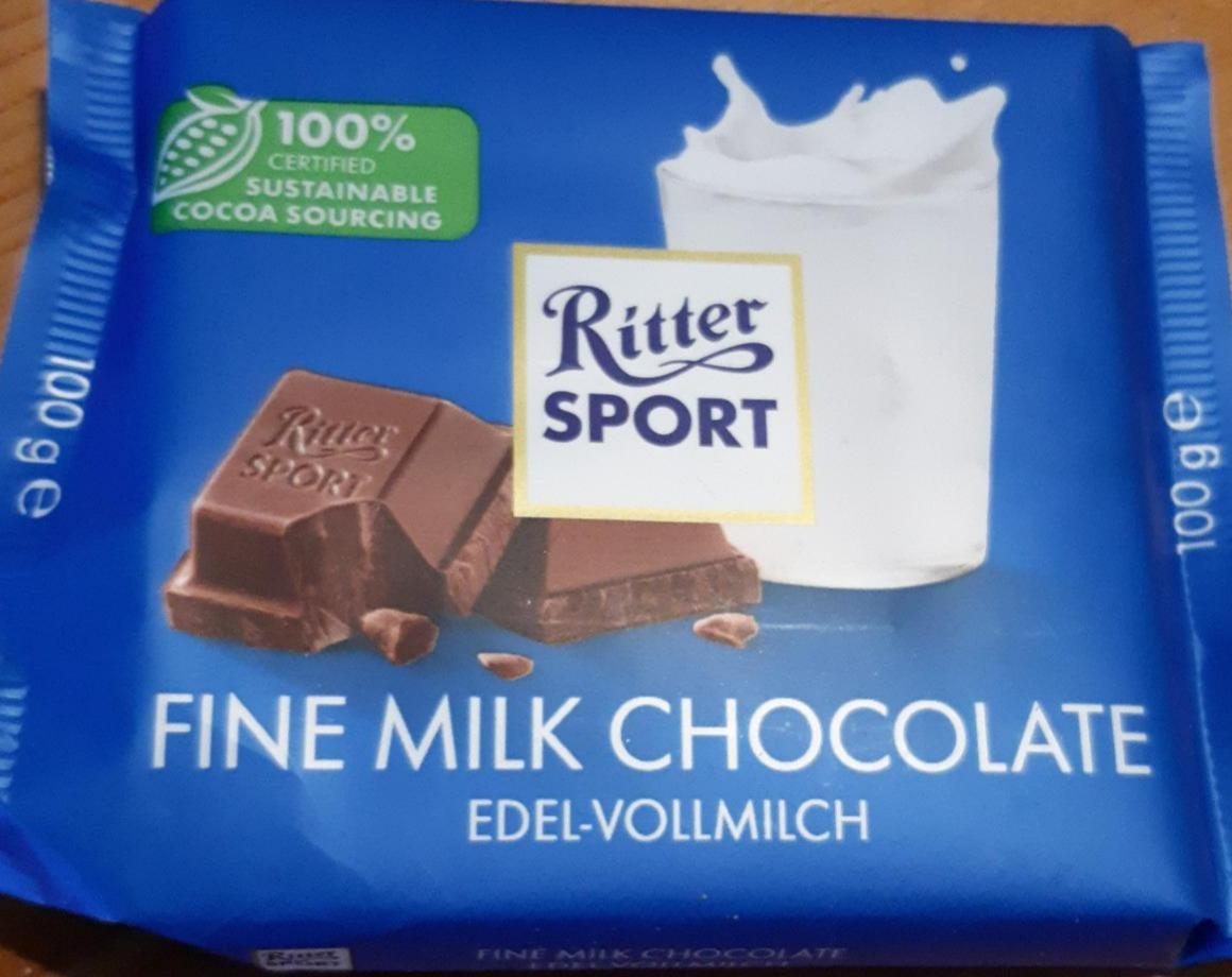 Fotografie - Fine Milk Chocolate Ritter Sport