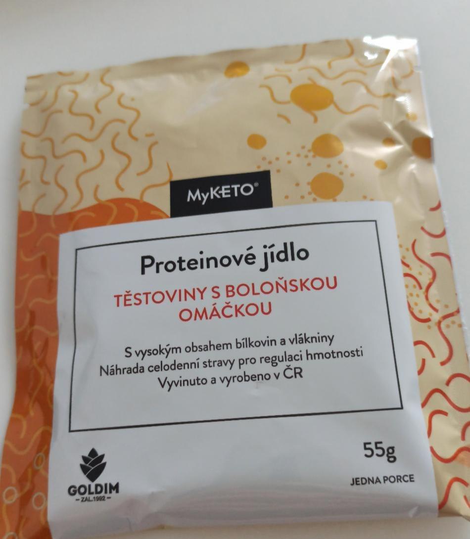 Fotografie - Proteinové jídlo těstoviny s boloňskou omáčkou MyKeto