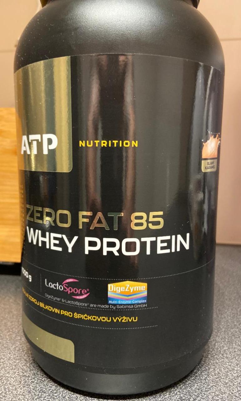 Fotografie - Zero Fat 85 Whey Protein jahoda ATP Nutrition