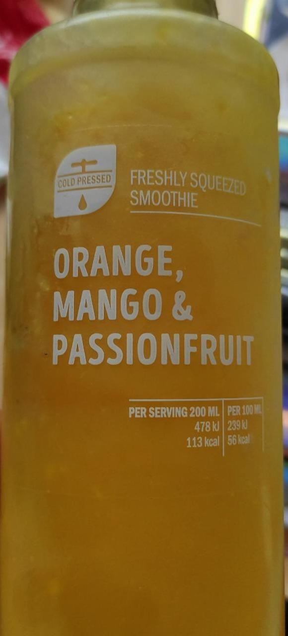 Fotografie - Orange, Mango & Passionfruit Freshly Squeezed Smoothie Lidl