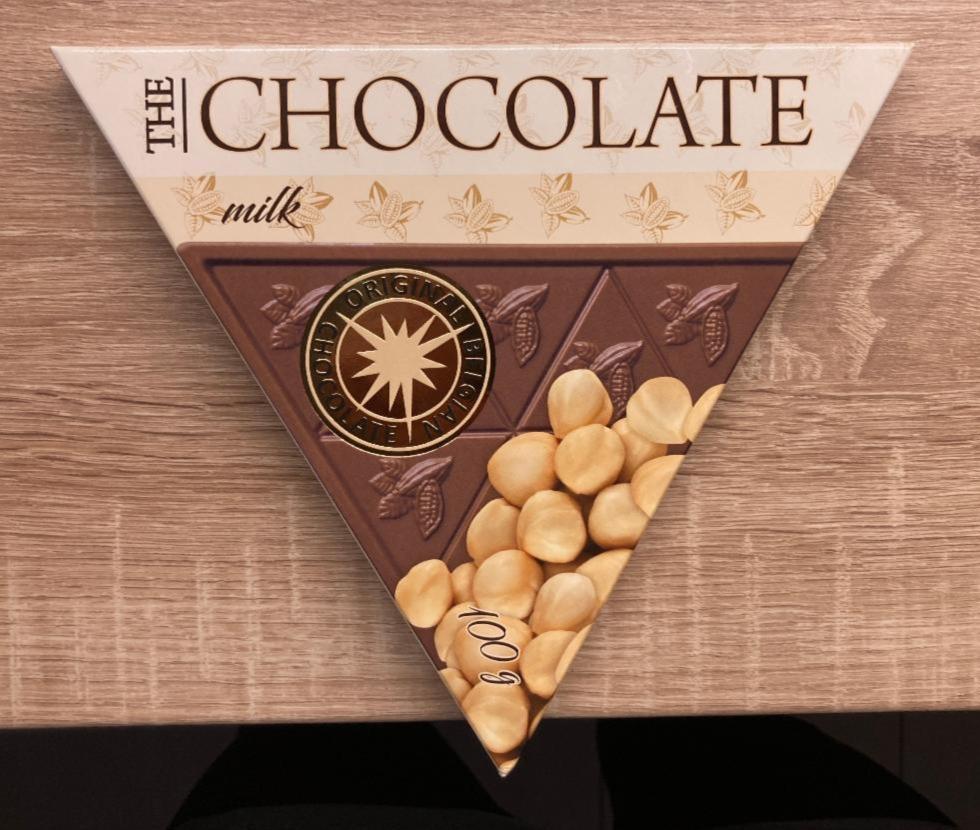 Fotografie - Mléčná čokoláda formovaná s lískovými oříšky T-Severka