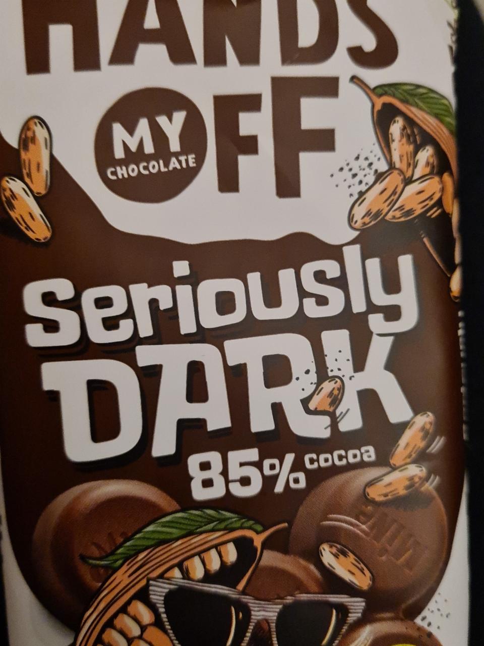 Fotografie - Hands off Seriously dark chocolate 85%