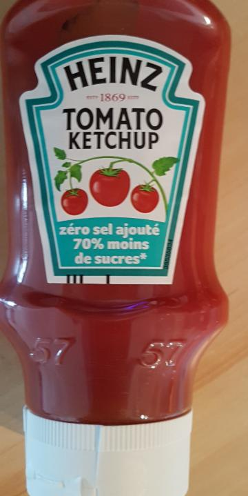 Fotografie - tomato Ketchup zéro sel ajouté 70% moins de sucres Heinz