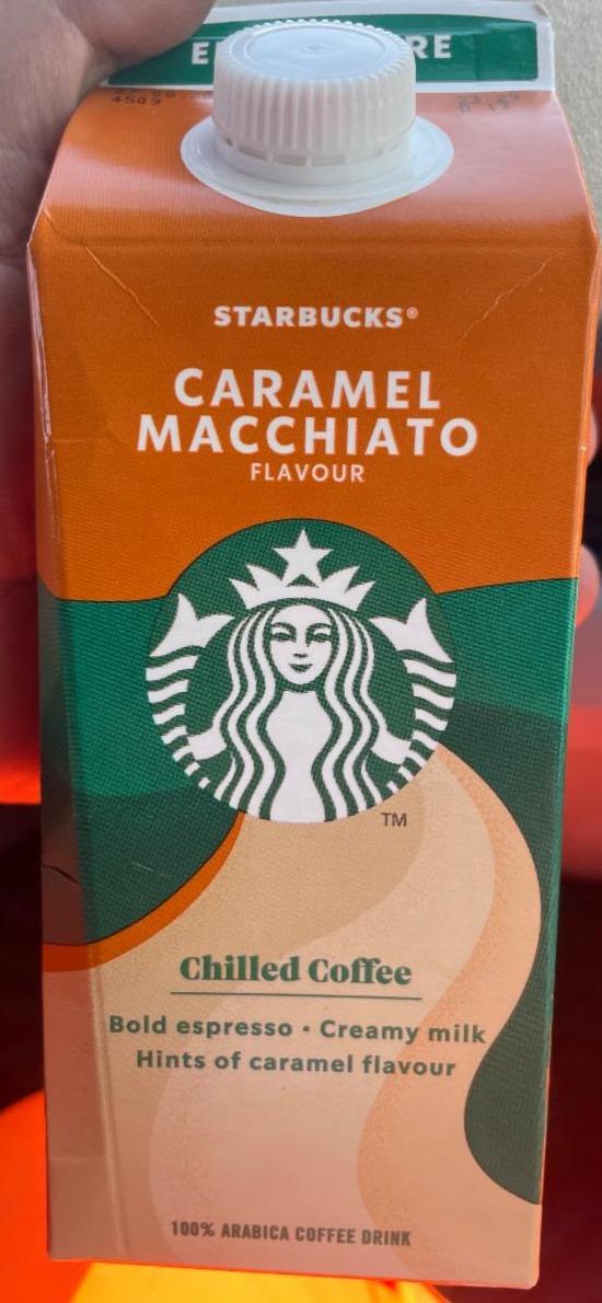 Fotografie - Chilled Coffee Caramel Macchiato Flavour Starbucks
