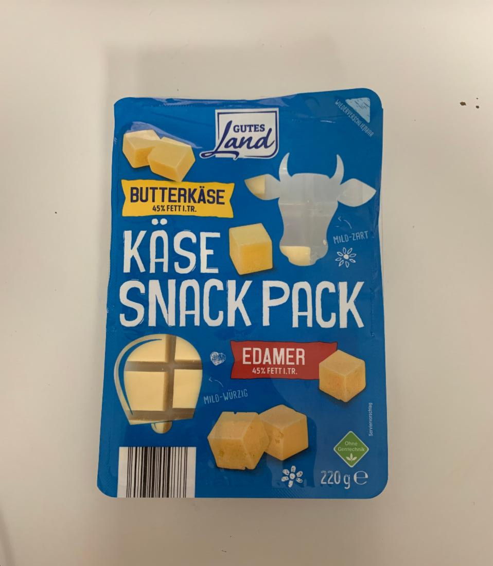 Fotografie - Käse Snack Pack Gutes Land