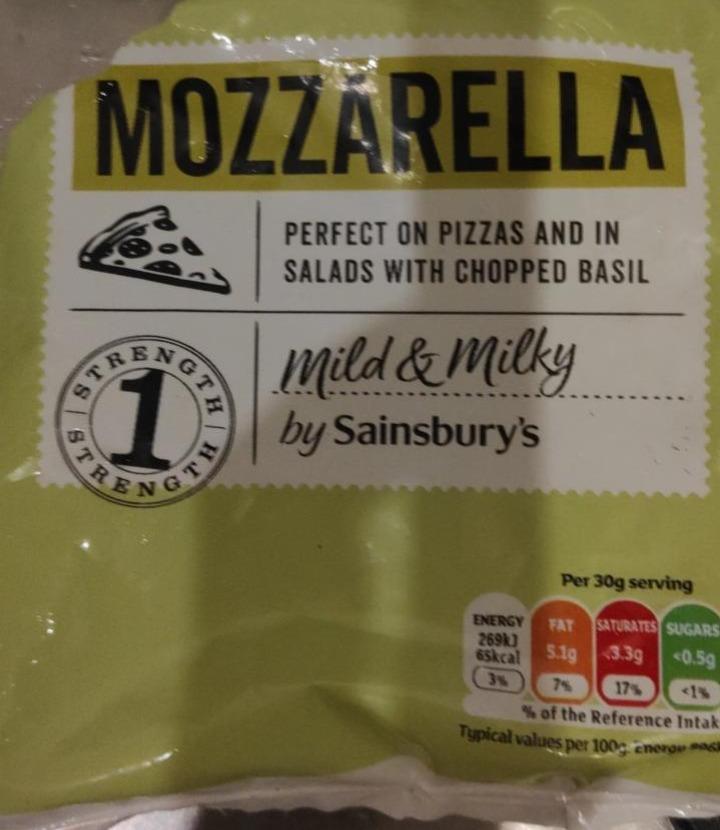 Fotografie - Mozzarella by Sainsbury's