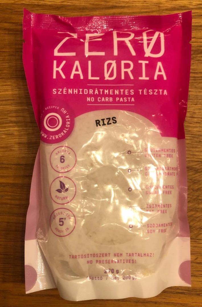 Fotografie - Szénhidrátmentes tészta no carb pasta Rizs Zero Kaloria